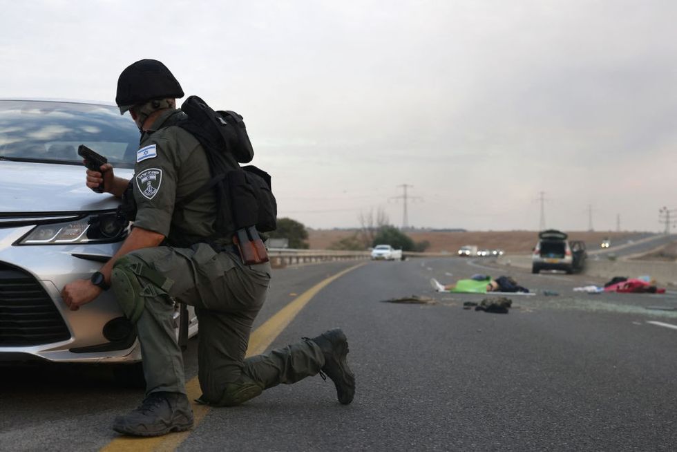 Israeli soldier during October 7 attack