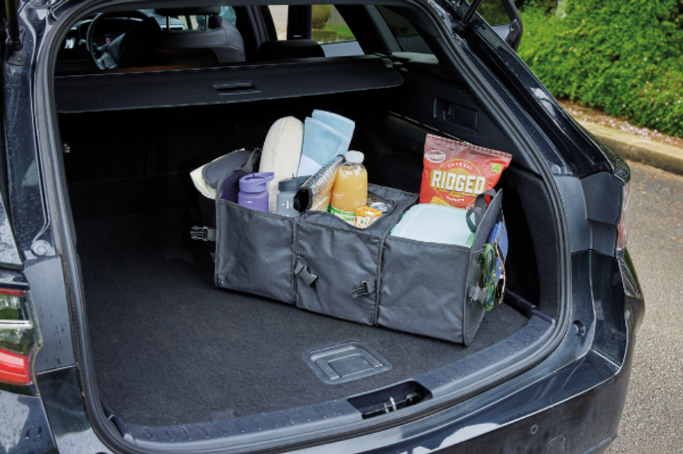 Items in boot of car