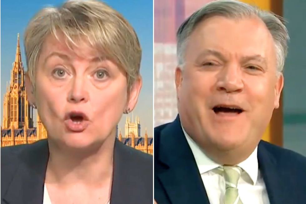 ITV GMB: Yvette Cooper and Ed Balls