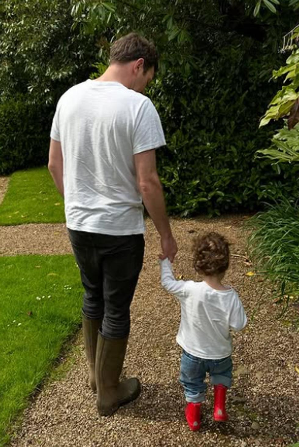 Jack Brooksbank and his oldest son August