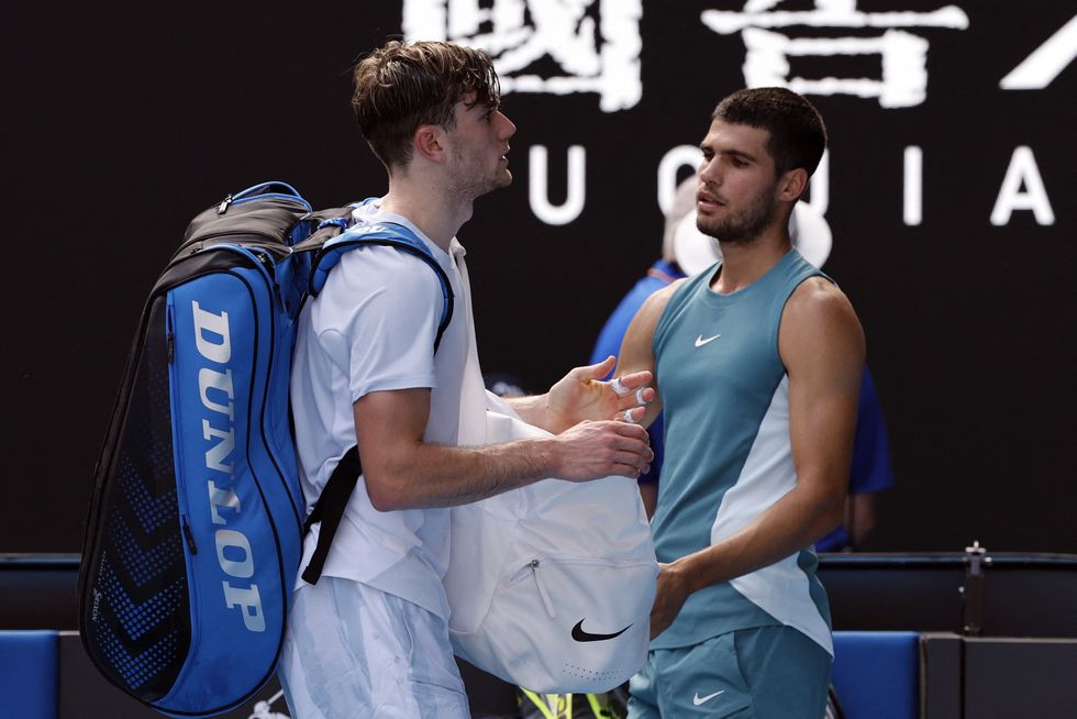 Jack Draper was competing in the fourth round of the Australian Open for the first time