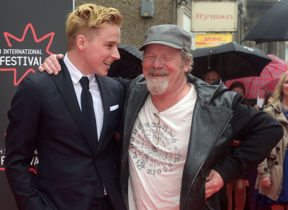 Jack Lowden and Peter Mullan attending the Edinburgh International Film Festival 2016