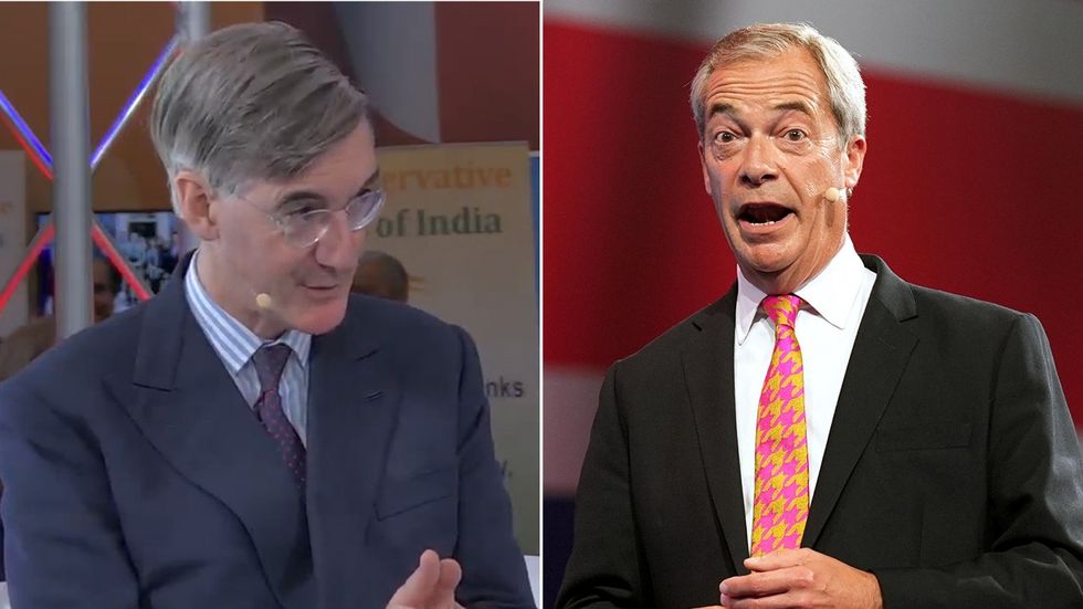 Jacob Rees-Mogg, Nigel Farage