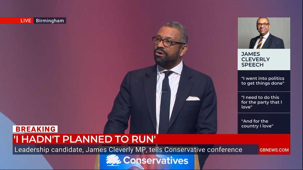 James Cleverly at the Conservative Conference