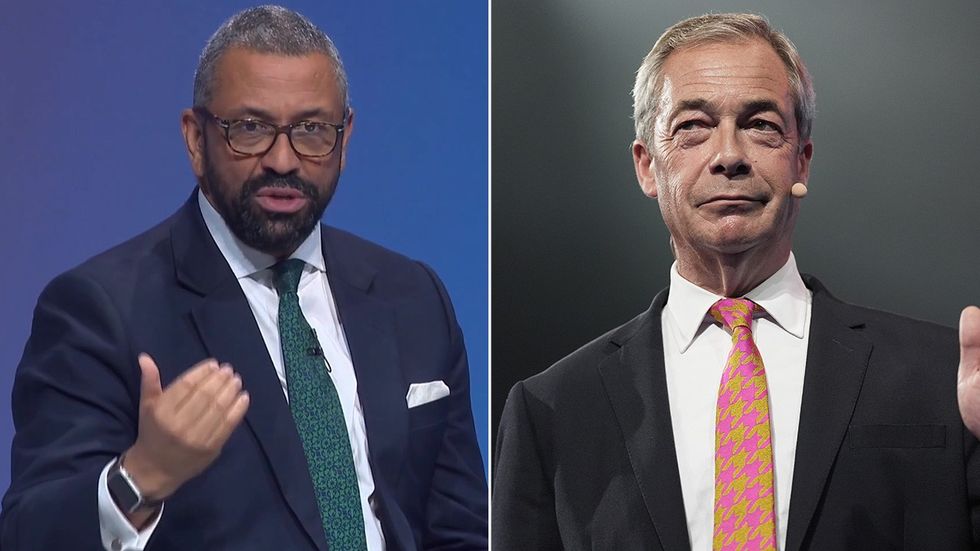 James Cleverly, Nigel Farage