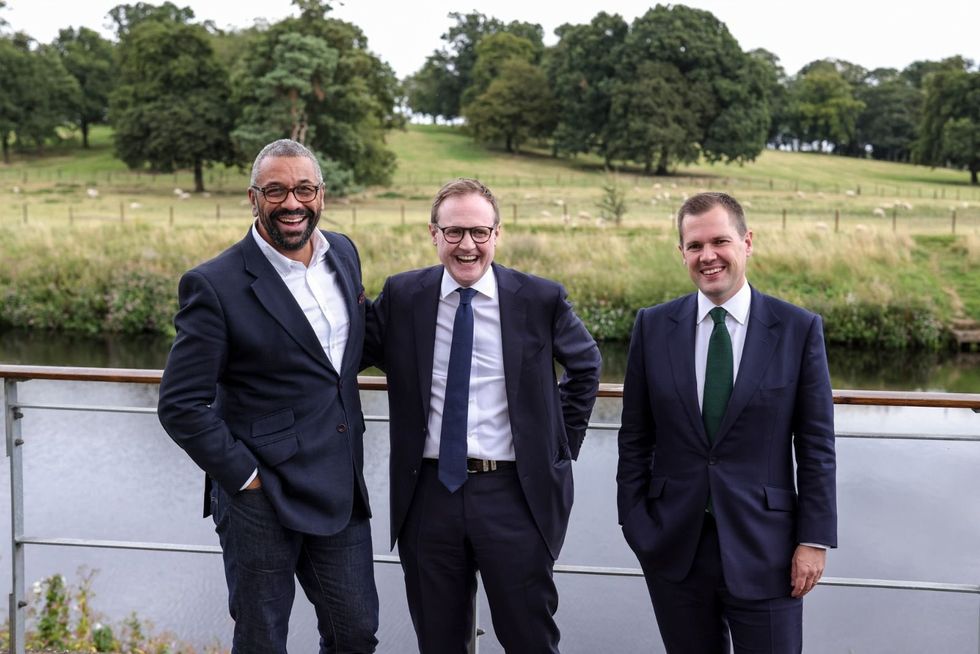 James Cleverly, Tom Tugendhat and Robert Jenrick attended Saturday's hustings