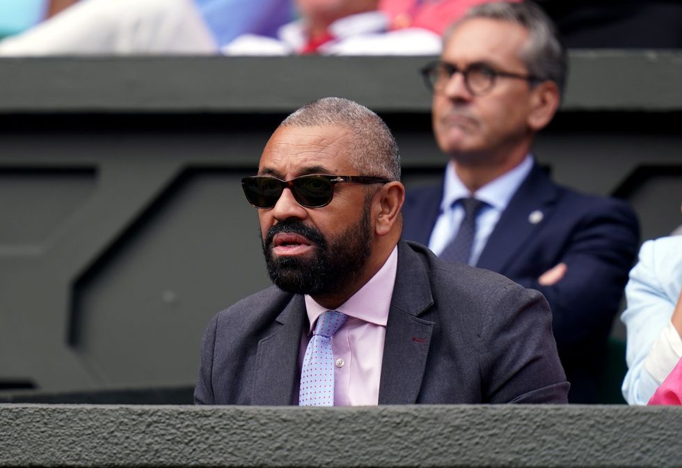 James Cleverly Wimbledon