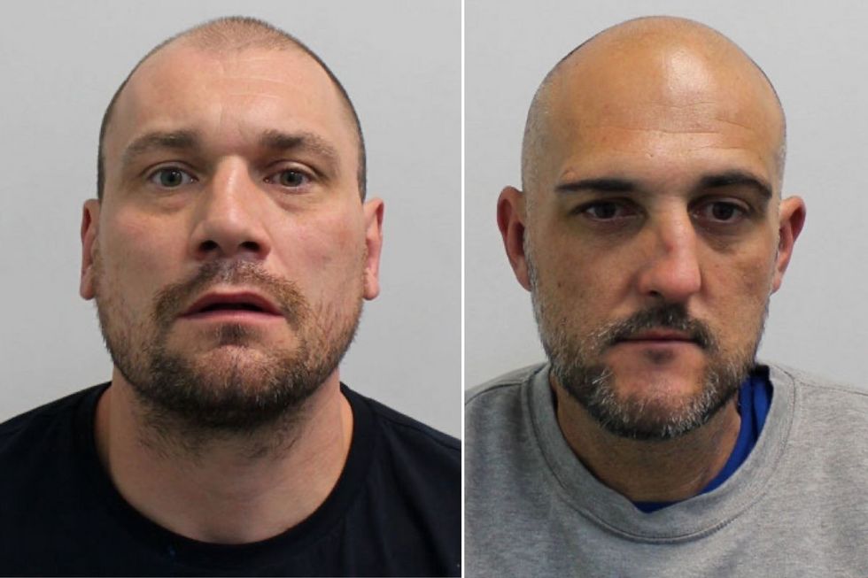 James Dixon, 43, and Thomas Loring, 41, were sentenced at Kingston Crown Court to 17 and 14 years in prison