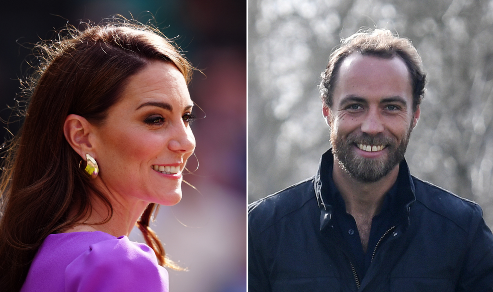 James Middleton and Princess Kate