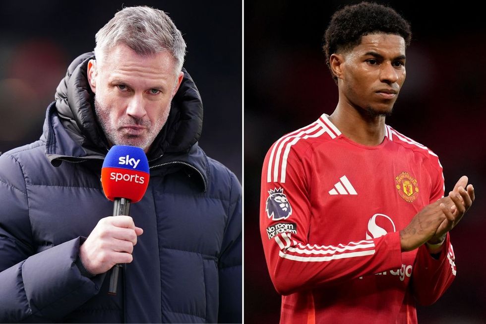 Jamie Carragher Marcus Rashford Man Utd