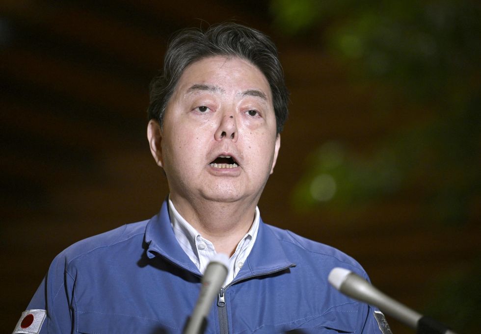 Japan's Chief Cabinet Secretary Yoshimasa Hayashi