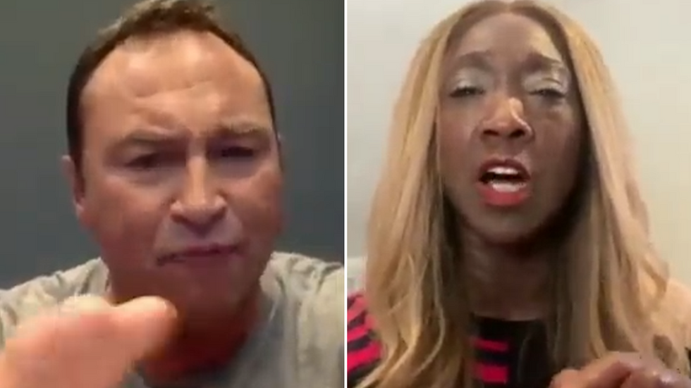 Jason Cundy and Nana Akua