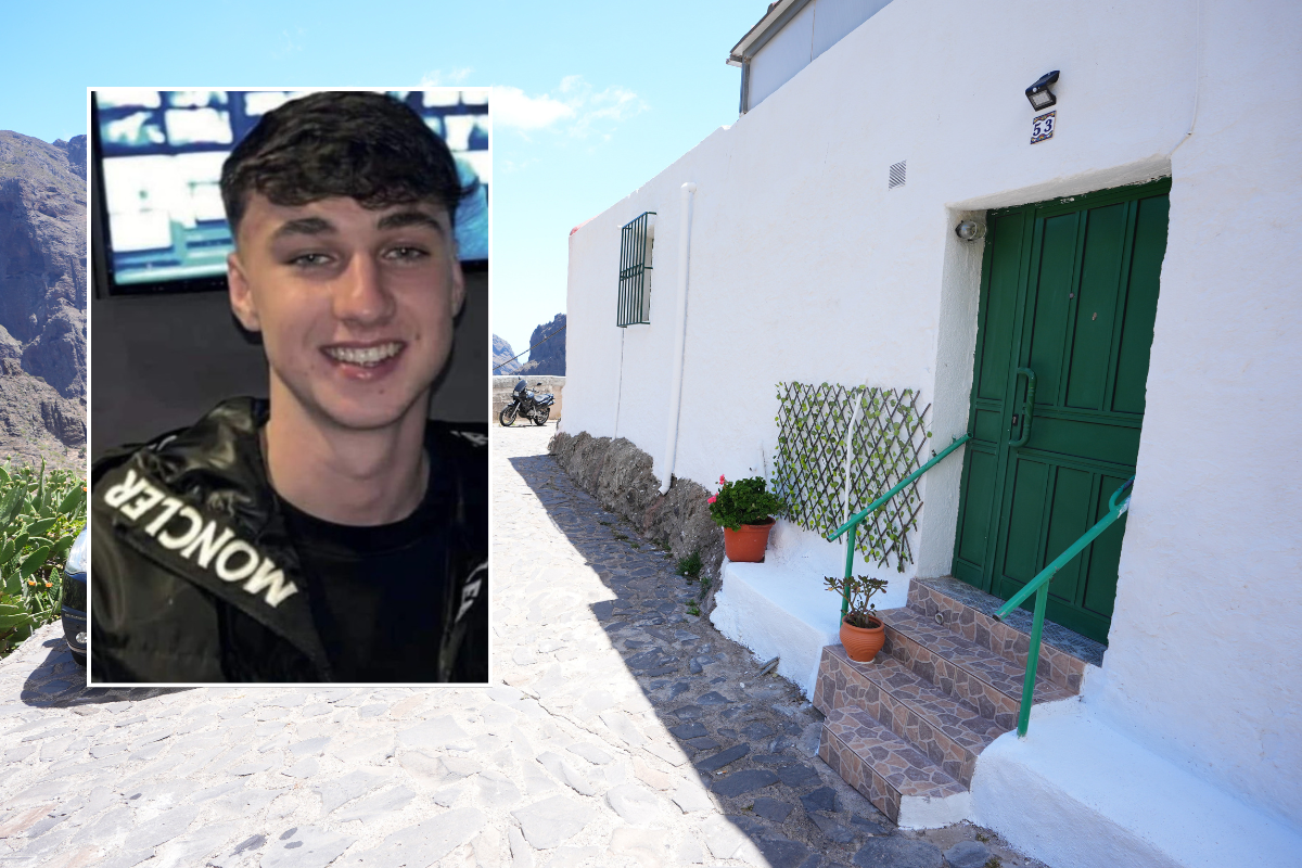 ​Jay Slater at the Airbnb where he was last seen