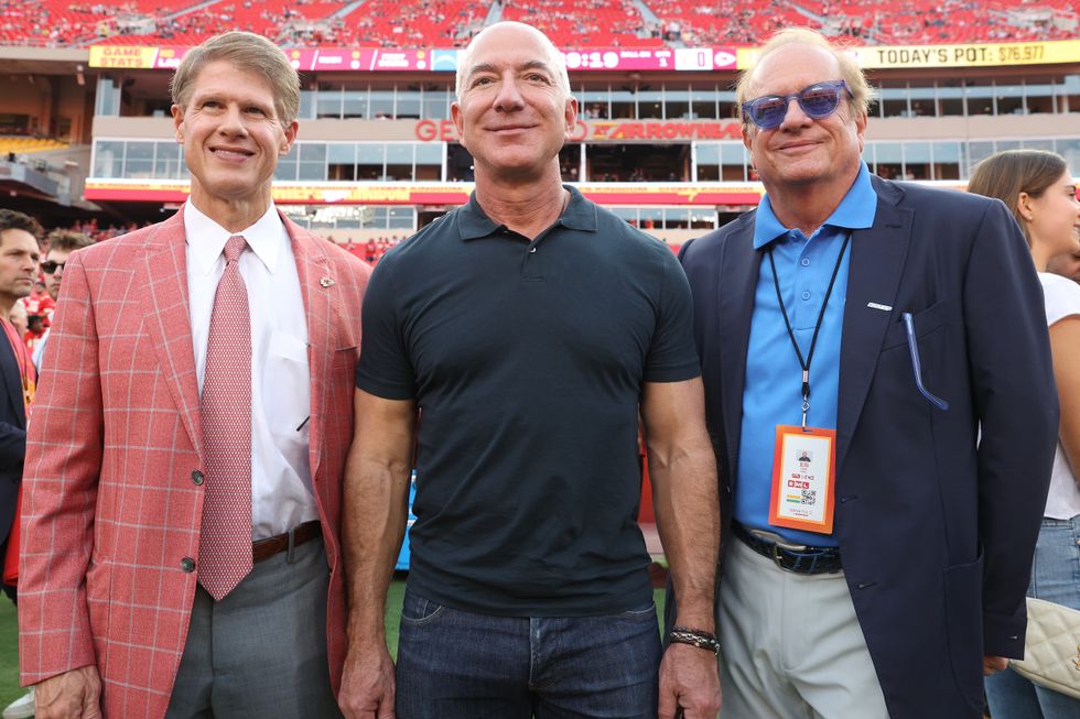 Jeff Bezos has previously shown an interest in purchasing an NFL franchise