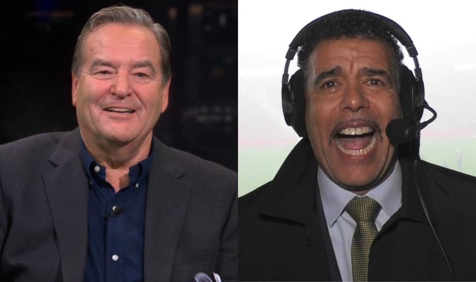 Jeff Stelling and Chris Kamara were back working together again