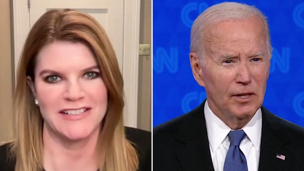 Jennifer Ewing and Joe Biden