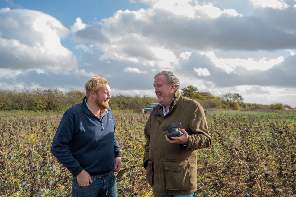 Jeremy Clarkson and Kaleb Cooper