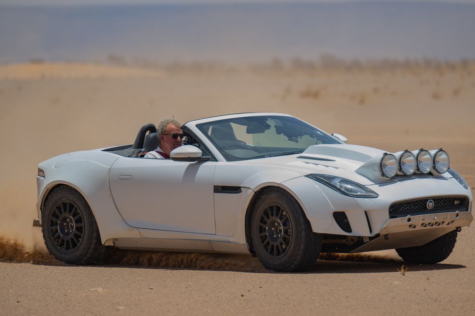 Jeremy Clarkson and the Jaguar F-Type V6 Supercharged VS