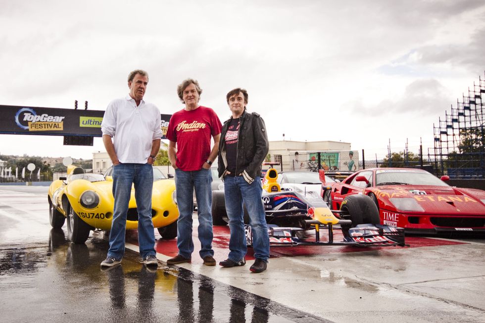 Jeremy Clarkson, James May and Richard Hammond in 2011