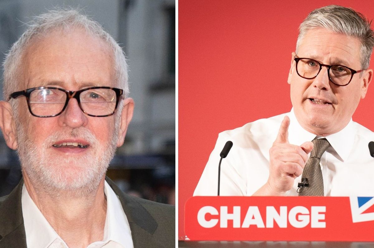 Jeremy Corbyn and Keir Starmer in pictures