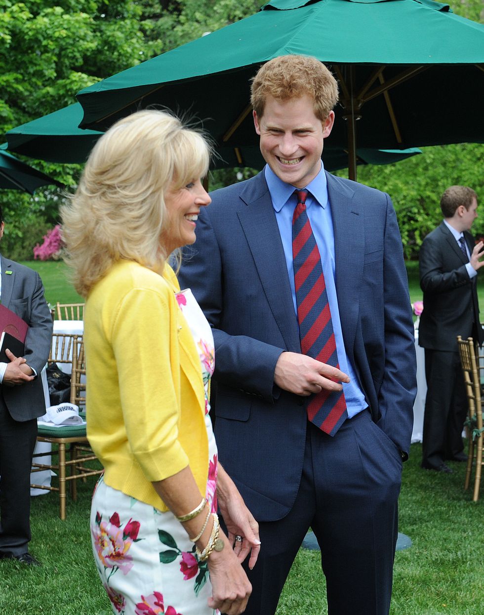 Jill Biden and Prince Harry