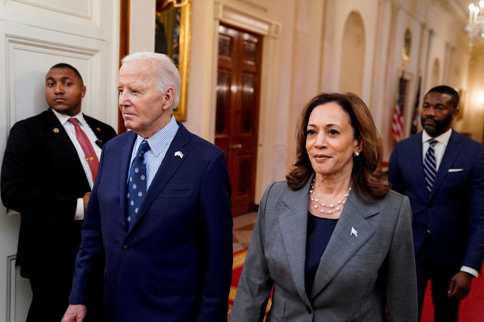 Joe Biden and Kamala Harris