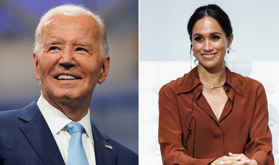 Joe Biden and Meghan Markle