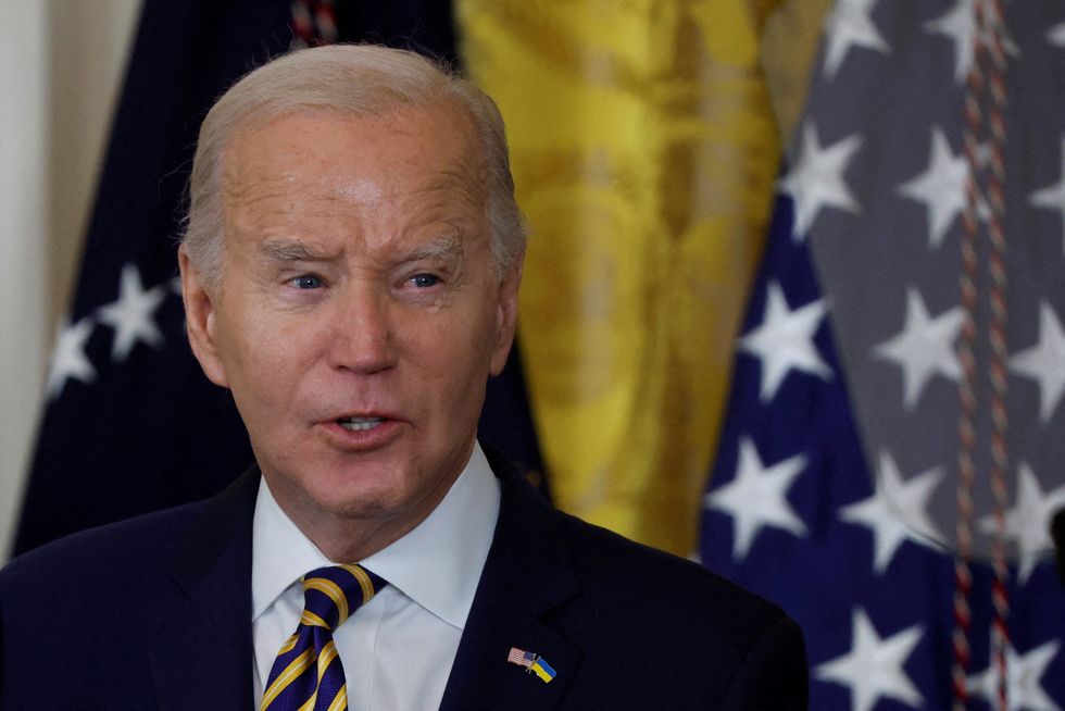 Joe Biden delivers remarks during an event at the White House in Washington