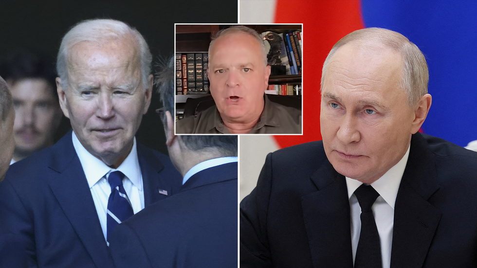 Joe Biden, Lt Daniel Davis and Vladimir Putin