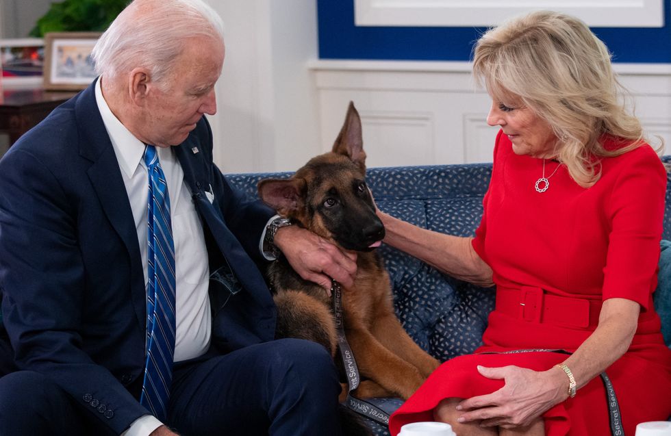 Joe Biden with Commander 