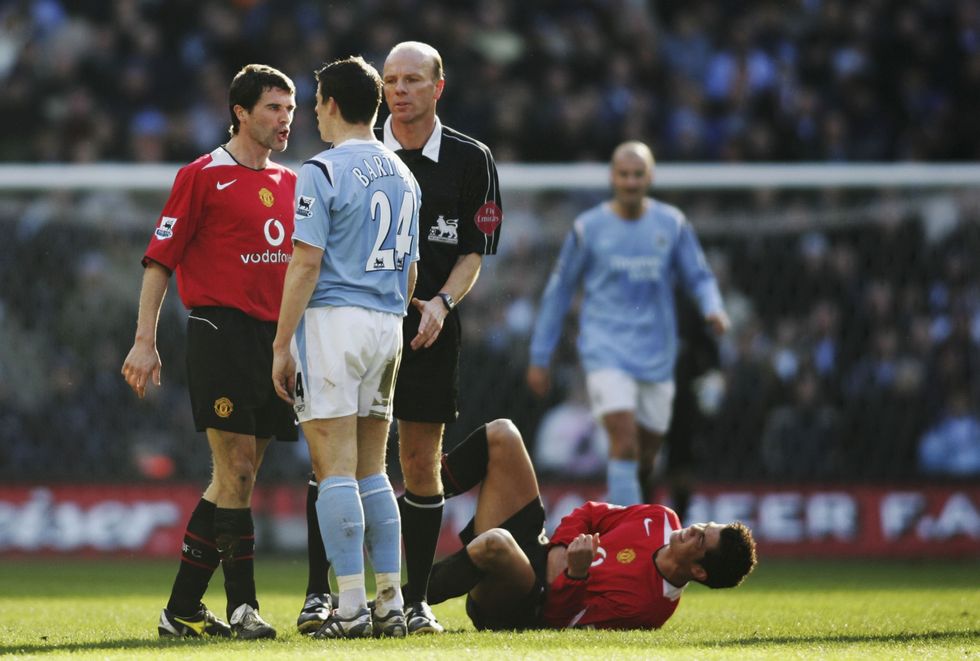 Joey Barton Roy Keane