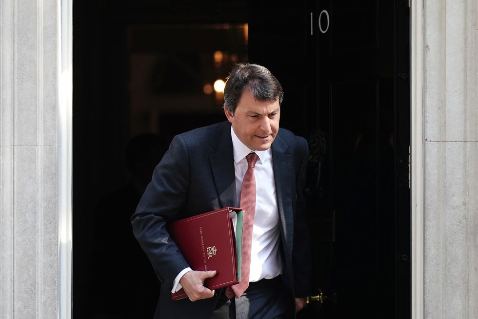 John Glen leaving Number 10