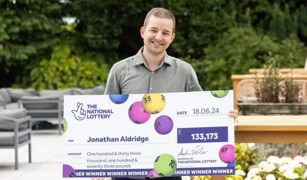 National Lottery winner hopes to begin 'lucky phase' after being diagnosed with cancer aged just 17