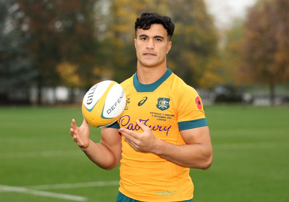 Joseph-Aukuso Suaalii will make his Australia debut against England