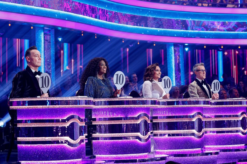 Judges Craig Revel Horwood, Motsi Mabuse, Shirley Ballas and Anton Du Beke