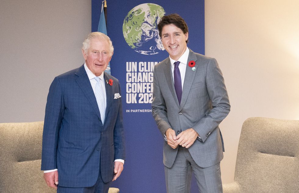 Justin Trudeau and King Charles