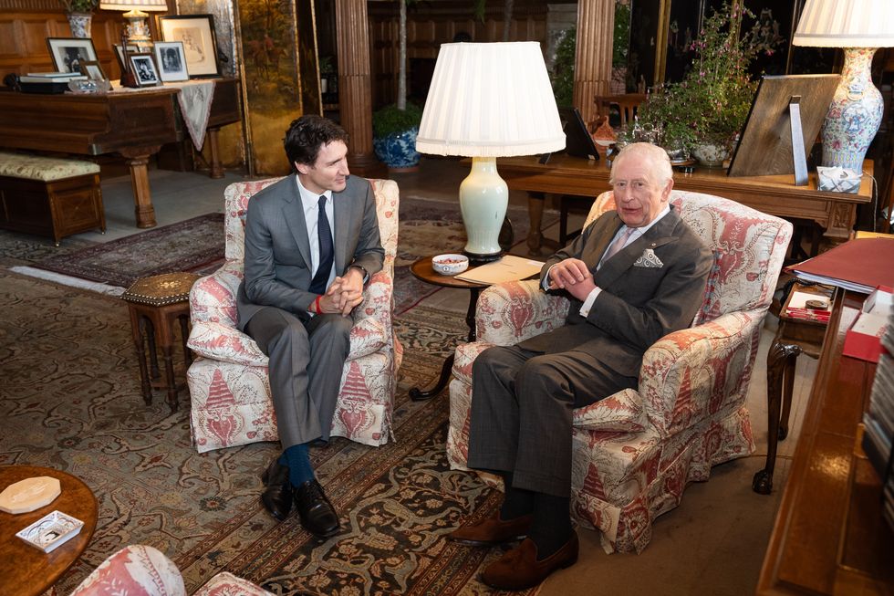 Justin Trudeau and King Charles