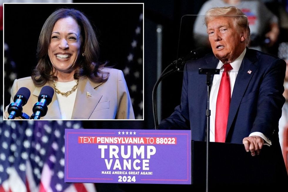 Kamala Harris and Donald Trump