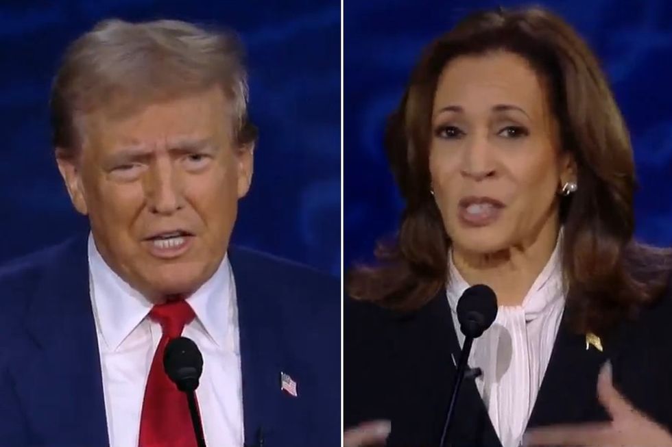 Kamala Harris and Donald Trump