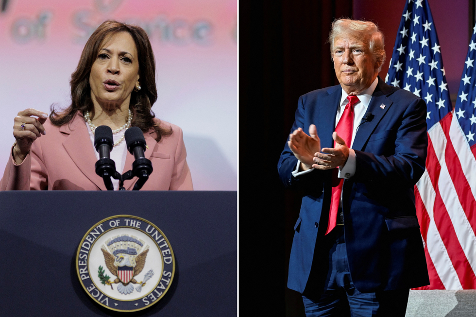 Kamala Harris, Donald Trump