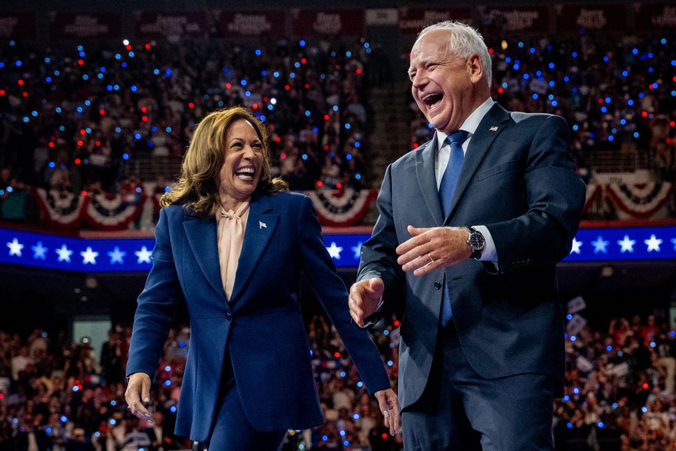 Kamala Harris held a rally on Tuesday