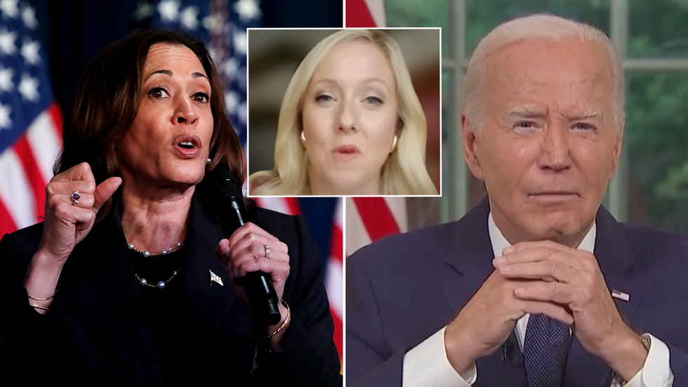 Kamala Harris, Sarah Elliot and Joe Biden