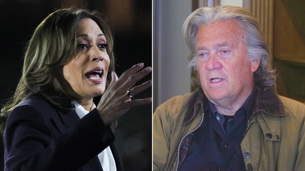 Kamala Harris, Steve Bannon