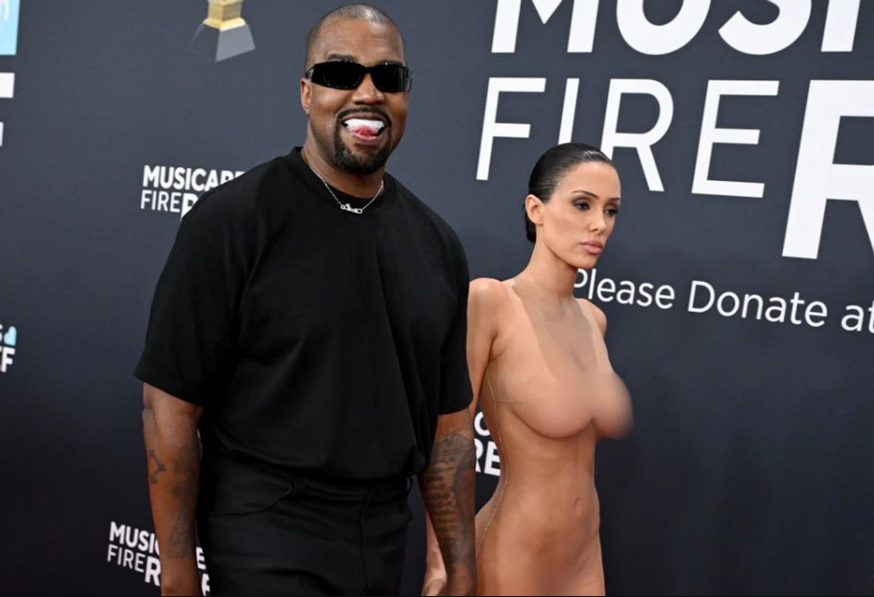 Kanye West and Bianca Censori