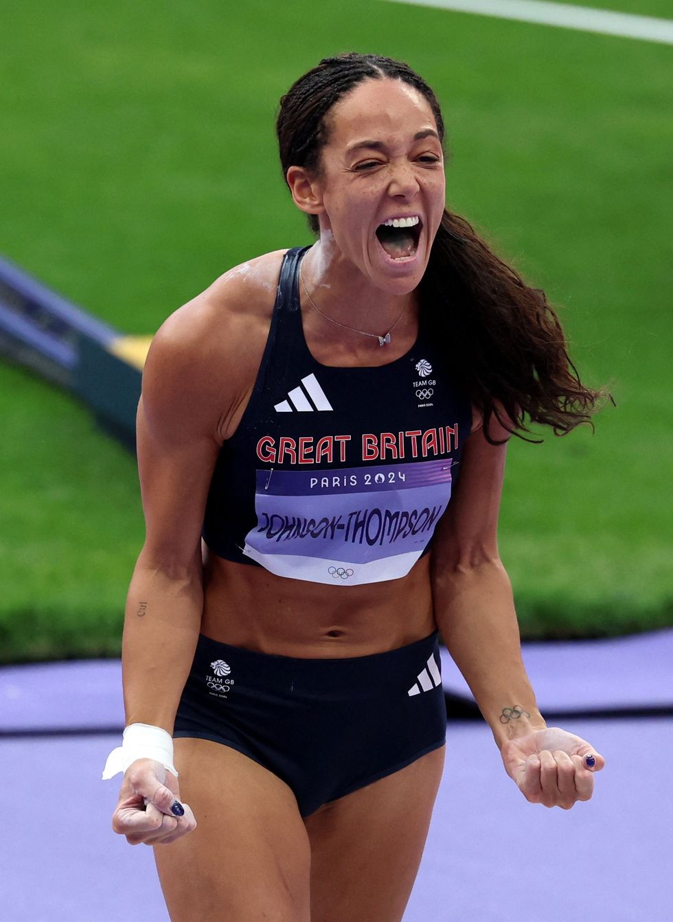 Katarina Johnson-Thompson had impressive results in the 100m hurdles, high jump and shot put