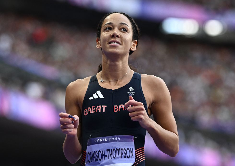 Katarina Johnson-Thompson is 121 points behind Nafissatou Thiam