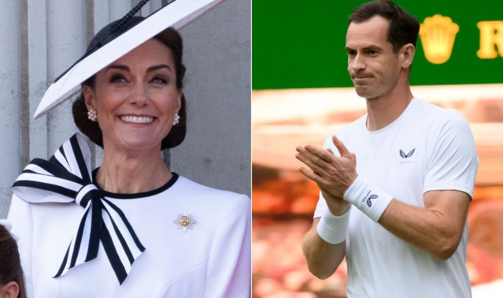 Kate Middleton and Andy Murray