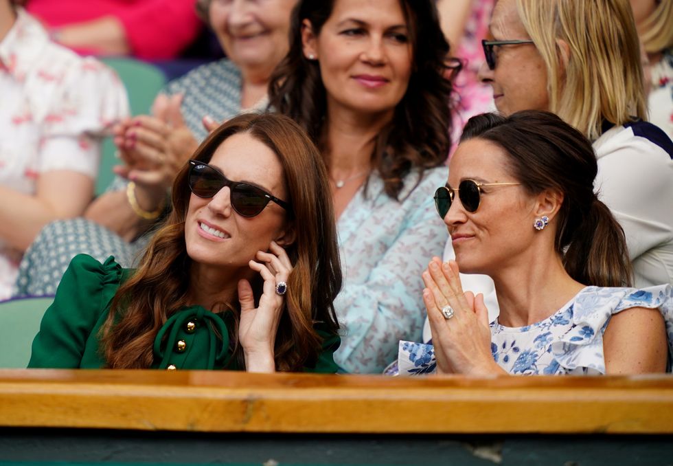 Kate Middleton and Pippa Middleton