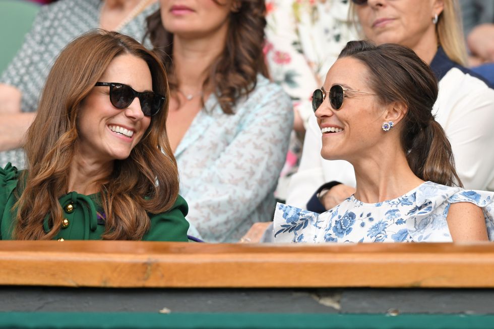 Kate Middleton and Pippa Middleton