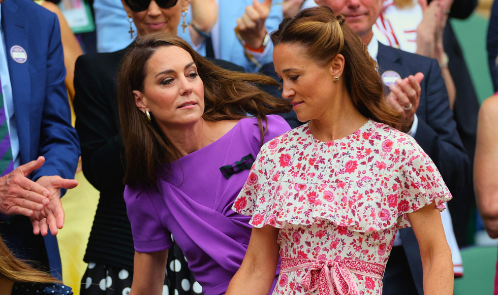 Kate Middleton and Pippa Middleton